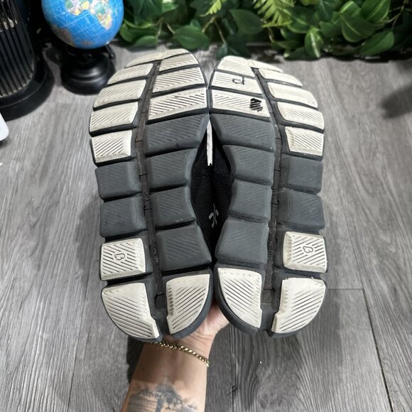 On Womens Cloud X Black White Running Shoes Sneakers Size 7 - Picture 8 of 11